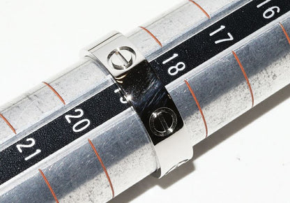 Cartier Ring Pt950 Love Ring Width 55mm (022in) B40849