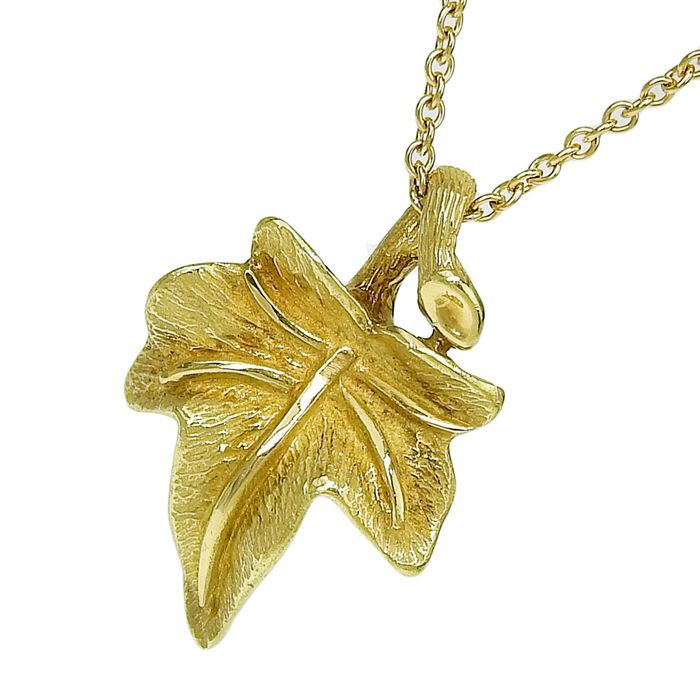 Tiffany & Co Tiffany & Co Leaf Motif Necklace 18K Yellow Gold 750 Yellow Gold