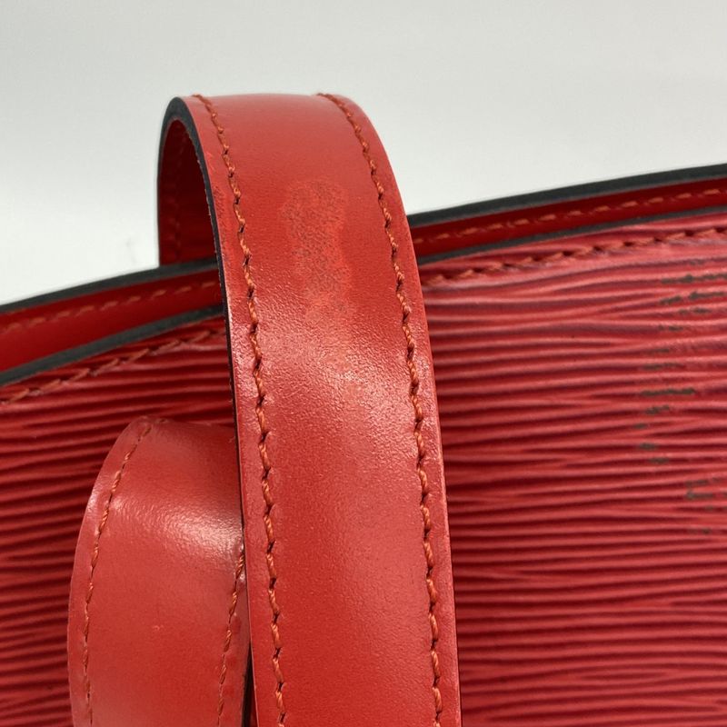 Louis Vuitton Tote Bag Epi Saint Jacques Shopping M52267 Castilian Red Women