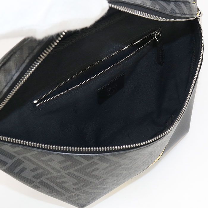 Fendi Belt Bag Diagonal 7va434 Body Bag PVC Men's