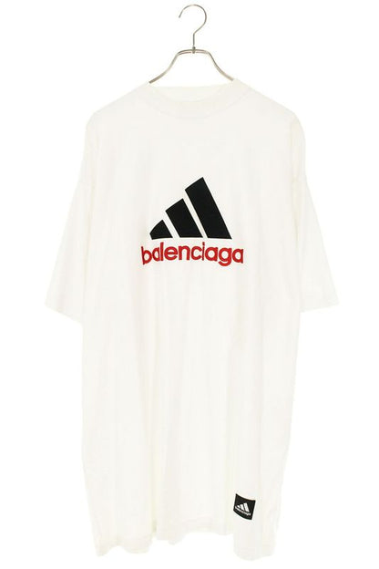 Balenciaga X Adidas 731769 Tnva6 Logo Embroidery Inside Out T-shirt Men 3