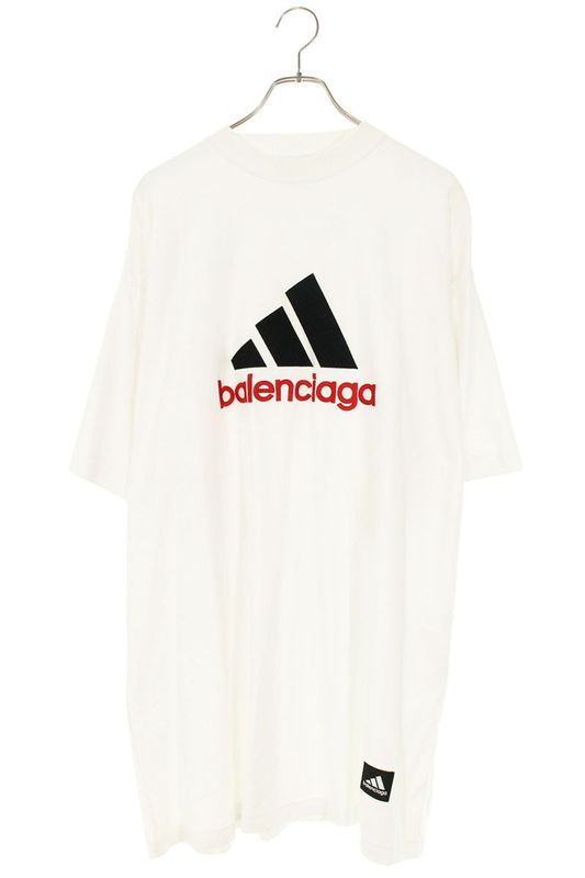 Balenciaga X Adidas 731769 Tnva6 Logo Embroidery Inside Out T-shirt Men 3