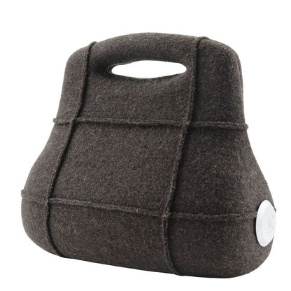 Chanel Hip Bag Wool Brown Ladies Handbag