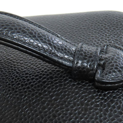 Chanel Vanity Gold Hardware Tote Bag Grained Calfskin Women's