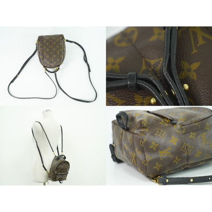 Louis Vuitton LV Palm Spring Backpack Mini Monogram Sac Brown — view 6