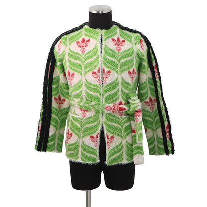 Gucci Cardigan Adidas Collaboration Trefoil Nylon XS Green Multicolor