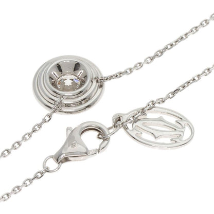 Cartier D'amour G-vs1-ex Diamond Necklace 18K White Gold Ladies