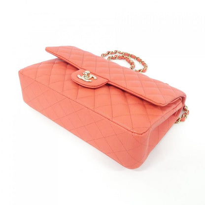 Chanel Shoulder Bag Caviar Grained Dark Pink — view 3
