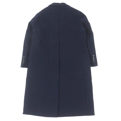 Louis Vuitton 22AW Hjc55e 100% Wool Lining Monogram Chester Coat Navy 44 With