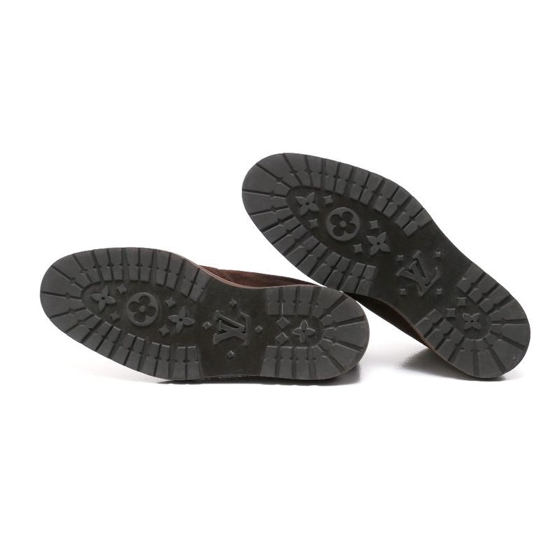 Louis Vuitton Boots Size 6 LV Logo Suede Ankle Chukka Boots Shoes 20250514