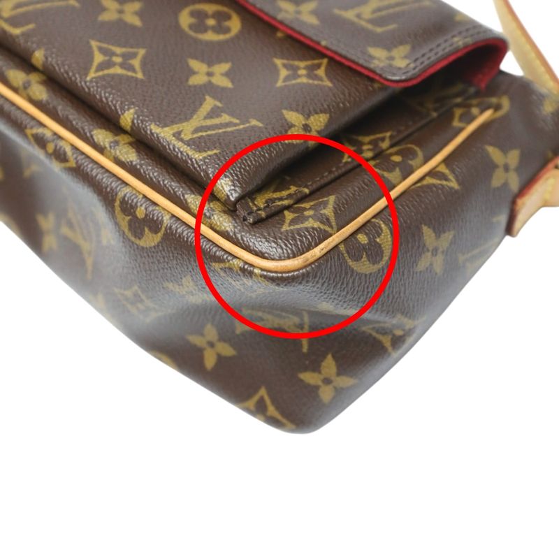 Louis Vuitton M51165 Monogram Shoulder Bag Viva Cité PM Shoulder Bag Louis