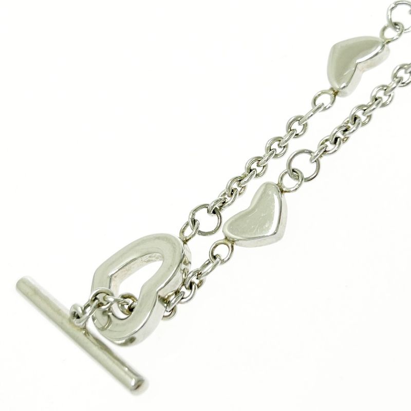 Tiffany & Co Tiffany & Co Silver Heart Link Lariat Bracelet 7.1g 925 Engraved