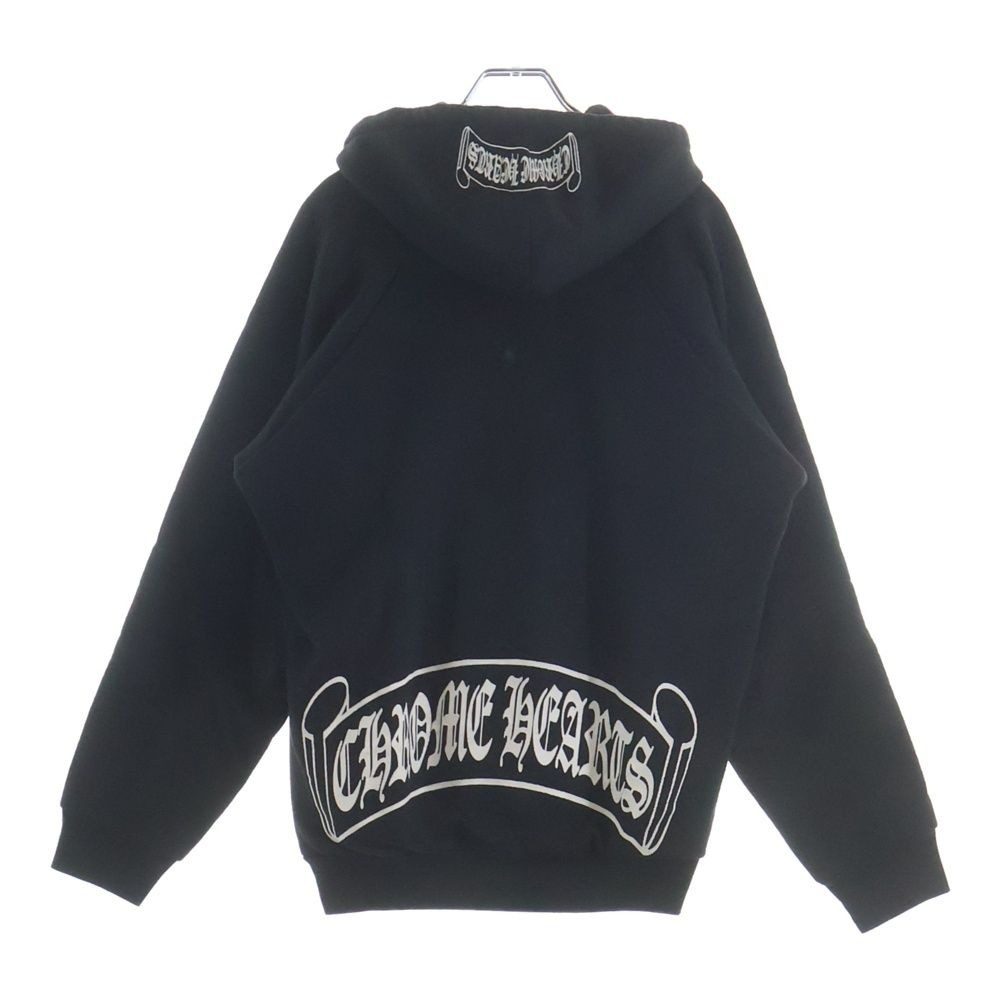 Chrome Hearts Vintage Sweatshirt HD Zip Scroll Label Print Lining Thermal Zip