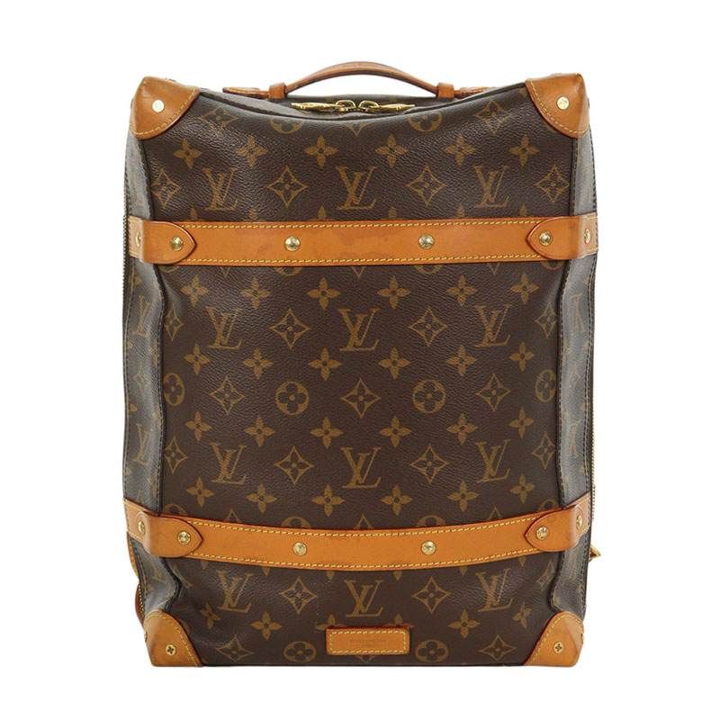 Louis Vuitton M44752 Soft Trunk Backpack Monogram Leather Backpack Men PM