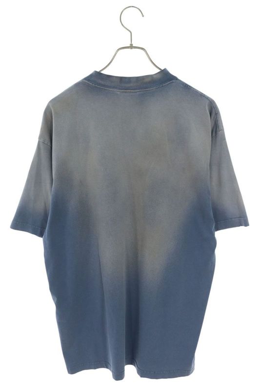 Balenciaga 23AW 764235 Tpvd5 BE KIND Print Damaged T-shirt Men's XS