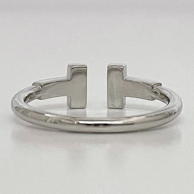 Tiffany & Co Twire Diamond Ring White Gold Wg