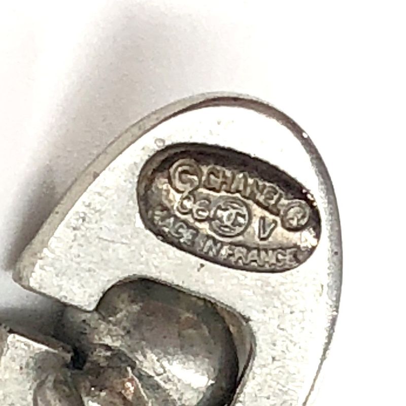 Chanel Bag Charm Silver Color Used 005985