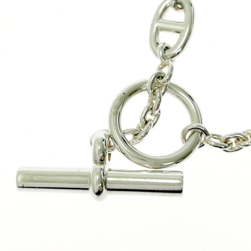 Hermes Silver Chaine D'ancre Farandole Bracelet 25.3g 925 Engraved 420158