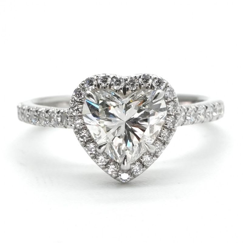 Tiffany & Co Heart Shape Engagement Ring