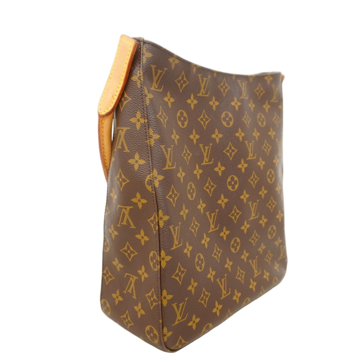 Louis Vuitton Shoulder Bag Monogram Looping GM Brown — view 2