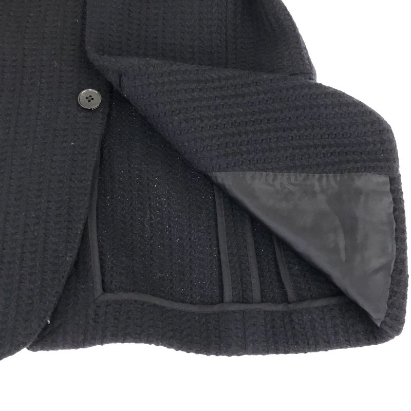 Gucci Wool Knit Tailored Jacket 4jpu51 1dijf0 Black 46