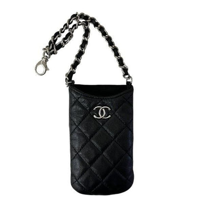 Chanel CC Logo Chain Phone Case Pouch