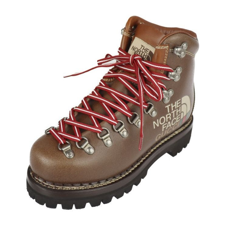 Gucci Mountain Boots Leather Brown The North Face Collaboratio