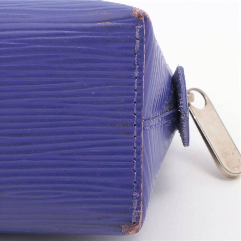 Louis Vuitton Epi Pochette Cosmetic Makeup Pouch Purple