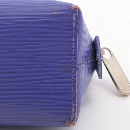 Louis Vuitton Epi Pochette Cosmetic Makeup Pouch Purple
