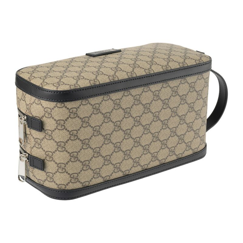 Gucci Pouch GG Supreme Beige/black