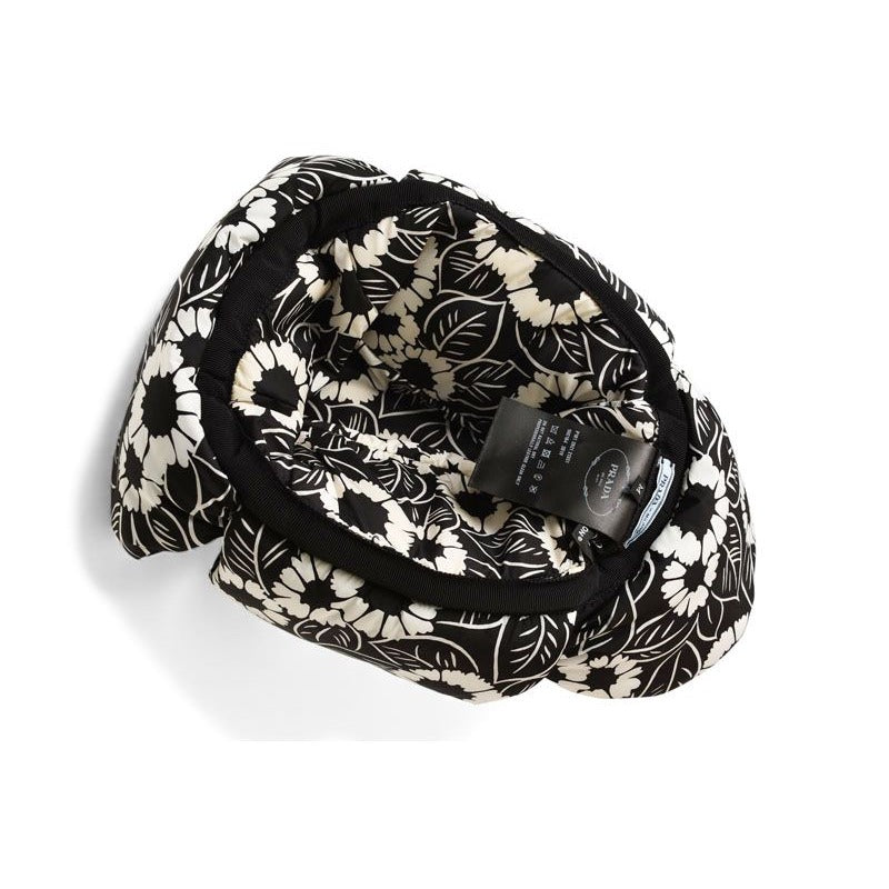 Prada Hat Cap Bucket 1 Hc164 Filled Ear Cabas With Triangle Logo — view 8