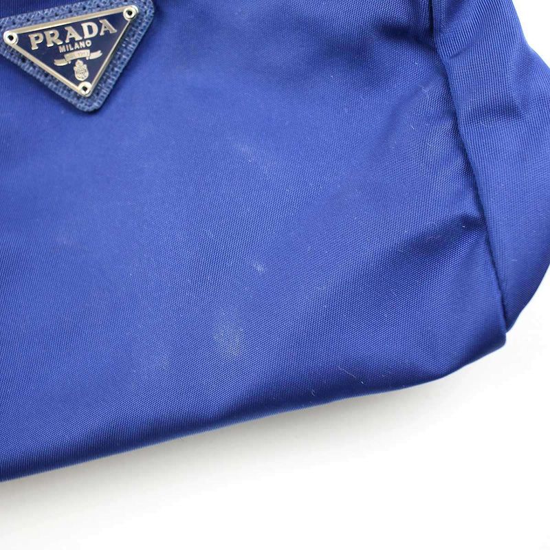 Prada Nylon Mini Pouch Deep Blue