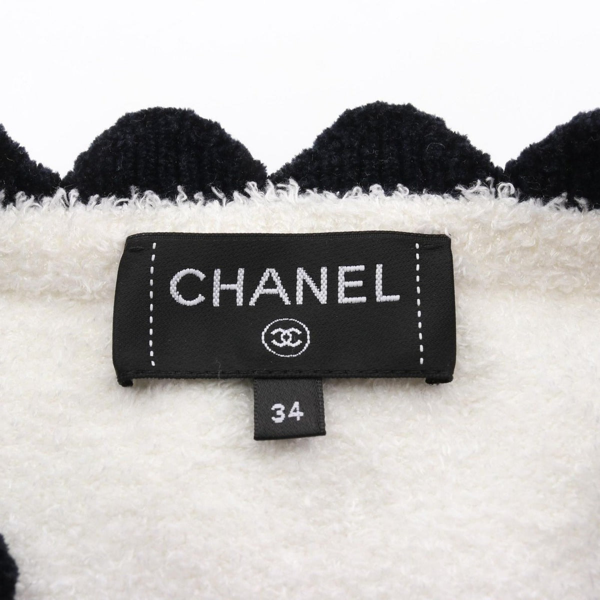 Chanel Cardigan CC Logo Button Silk — view 3