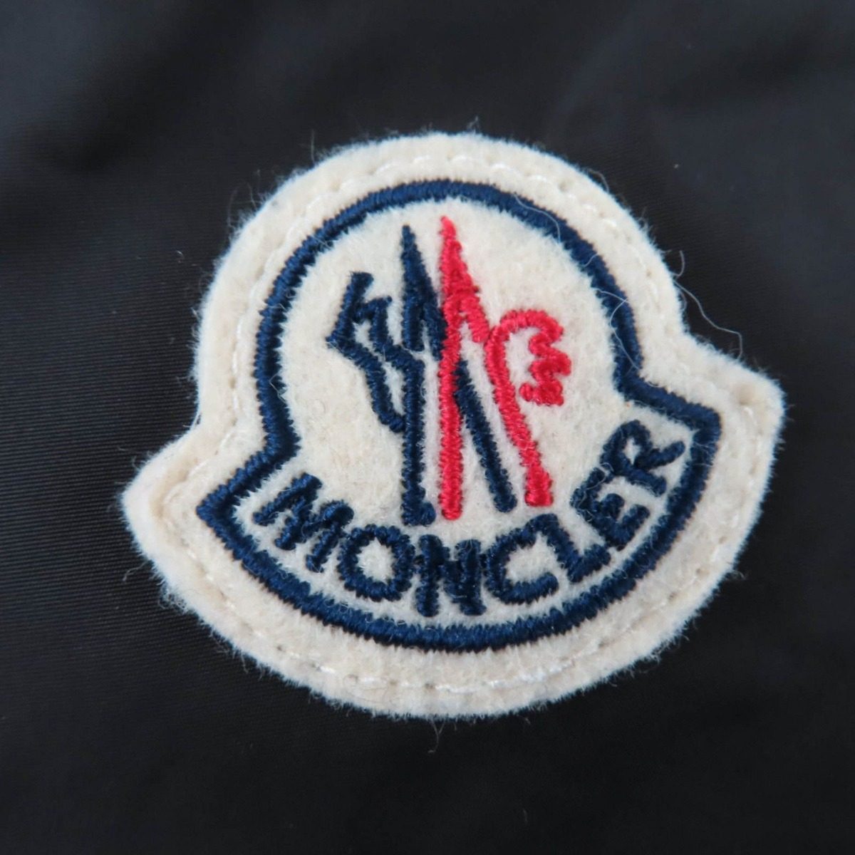 Moncler Bairon Logo Patch with Hood Zip Up Jacket Vest Black 1 Hanger Garment — view 7
