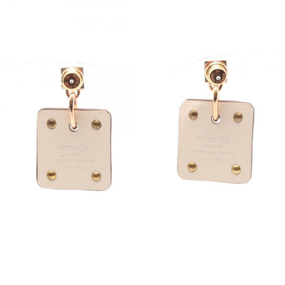 Hermes Earrings Asdukuru Leather — view 2