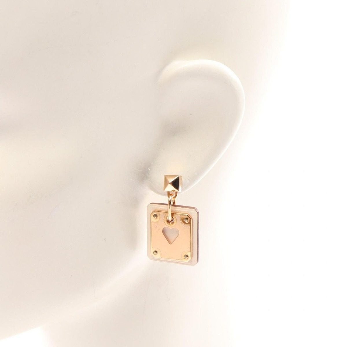 Hermes Earrings Asdukuru Leather — view 4