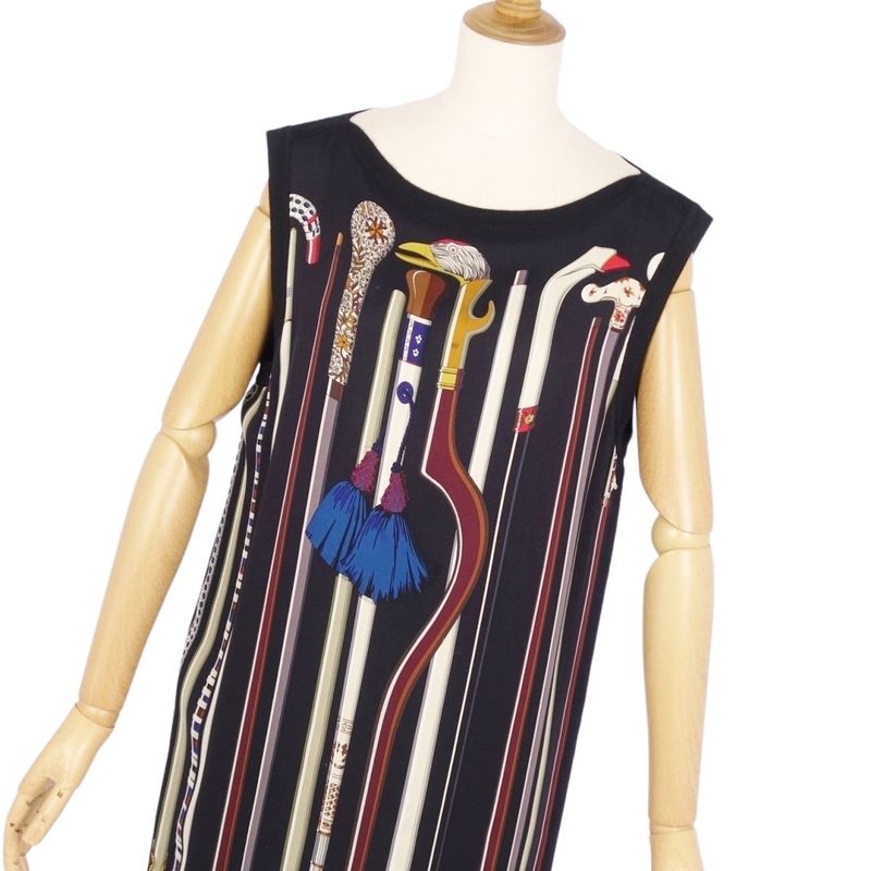 Hermes Runway Wear Dress Sleeveless Knit
