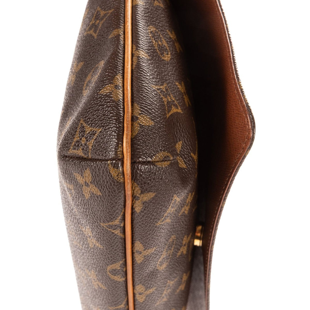 Louis Vuitton Musette Tango Brown Monogram Canvas Shoulder Bag — view 7