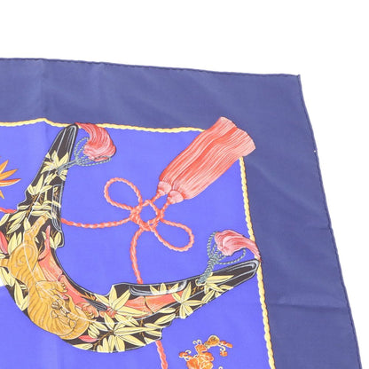 Hermes Tagged Carre 90 Samourai Samurai Silk Scarf — view 2