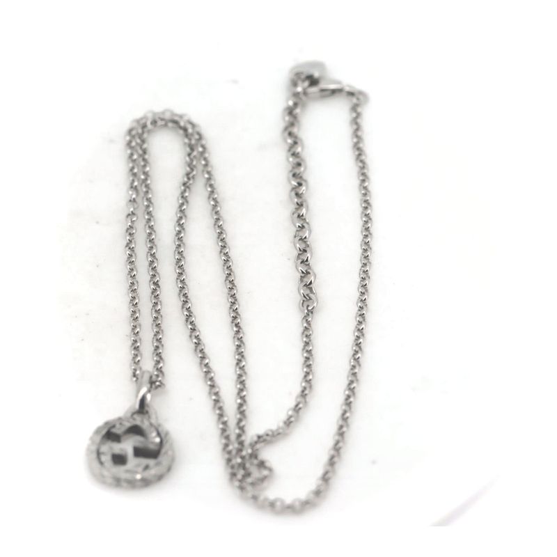 Gucci Interlocking Necklace Ag925 (silver) Sv925 Pawnshop Item