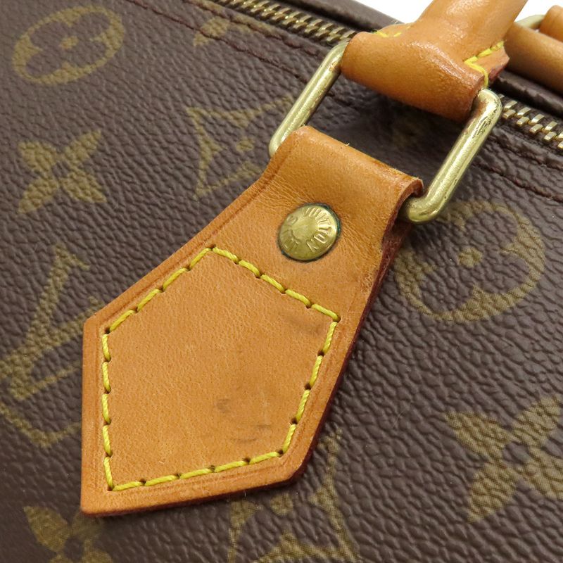 Louis Vuitton Handbag Speedy 30 Monogram Canvas Monogram Gold Hardware Brown