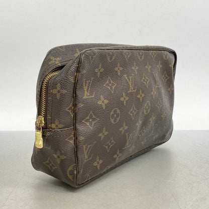 Louis Vuitton Pouch Monogram Trousse Toilette 28 M47522 Brown Women's