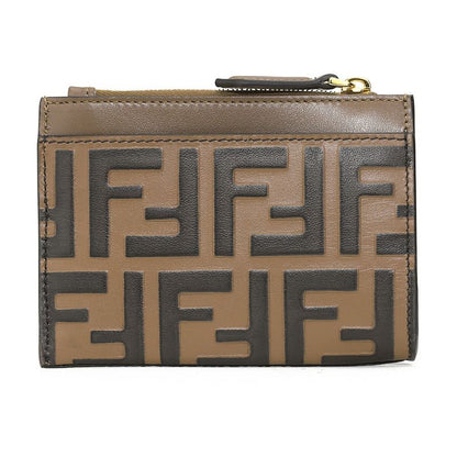 Fendi Card Case FF Diamond Brown