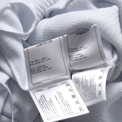 Chanel Dress Size 34 P54 Ruffle Embellishment Knit Sleeveless Dress With