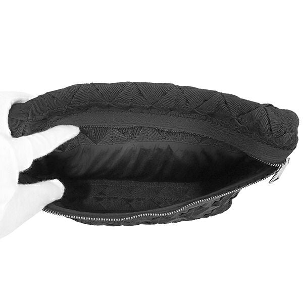 Bottega Veneta Clutch Bag Light Webbing Black
