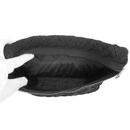 Bottega Veneta Clutch Bag Light Webbing Black