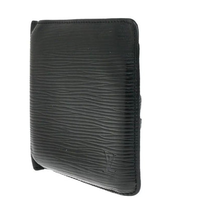 Louis Vuitton Bifold Wallet Epi Black Leather M63542 07bs052