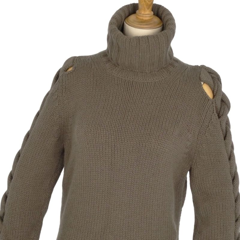Loewe Knit Sweater Turtleneck Cashmere Top