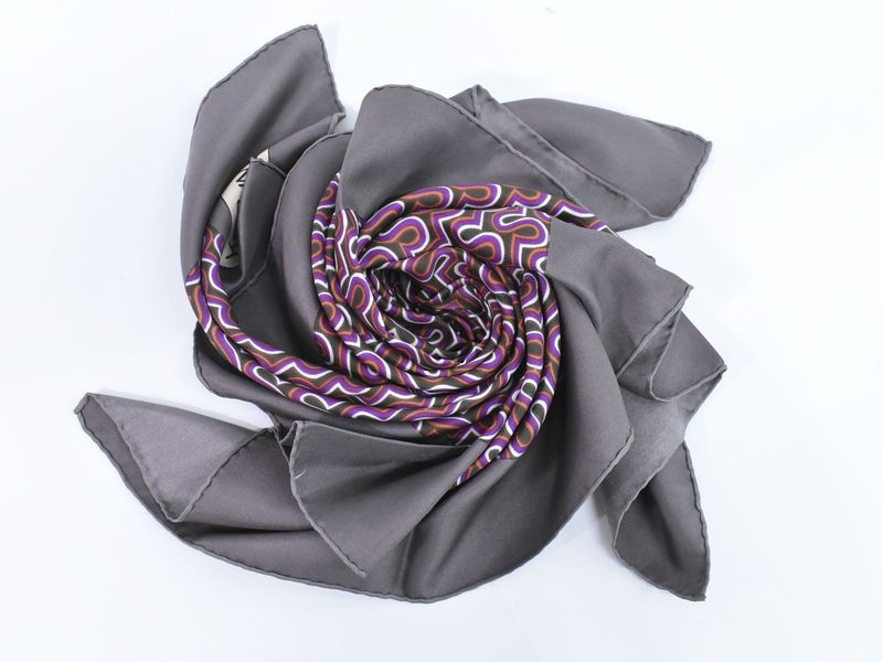 Authentic Yves Saint Laurent YVES Saint Laurent YSL Silk Scarf Shawl Bandana