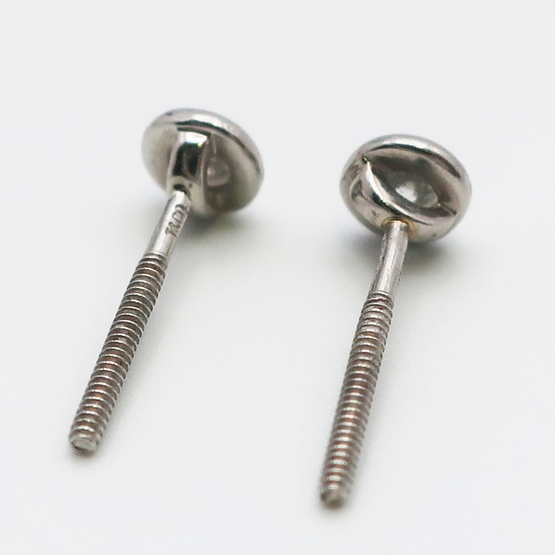 Tiffany & Co Earrings Viza Yard Platinum Pt950 Diamond Jewelry -